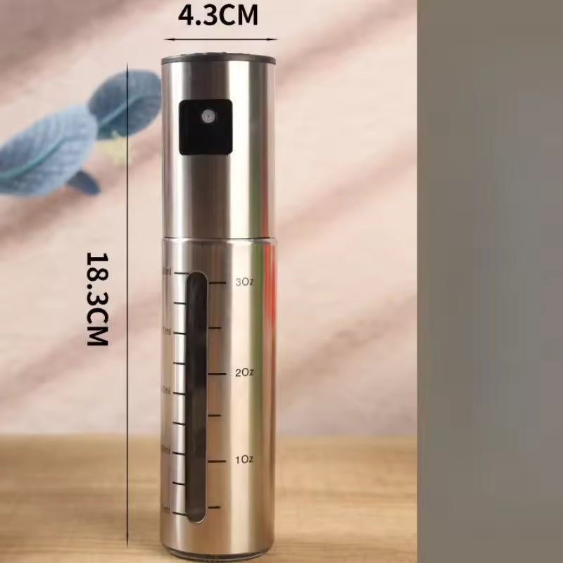 Stainless Steel Oil Sprayer Bottle – 100ml Leak-Proof